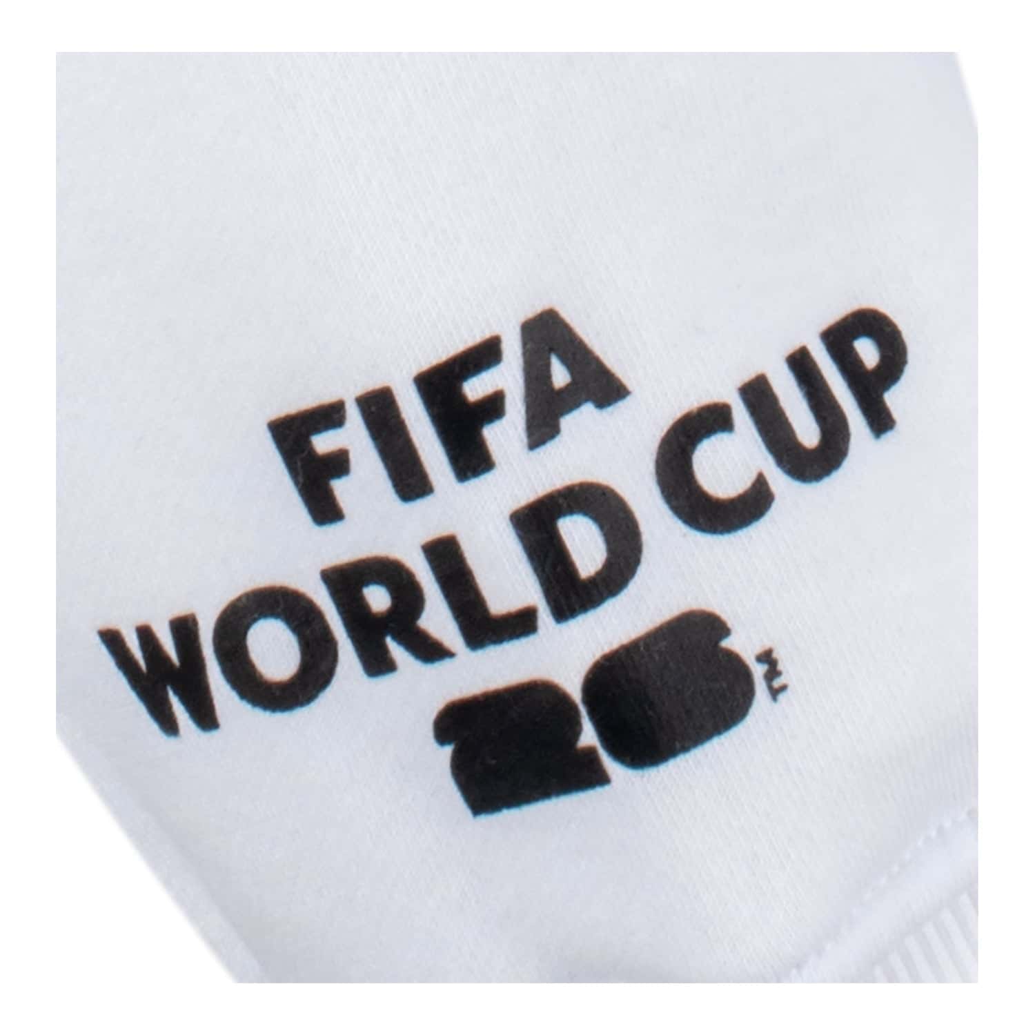 World Cup Pattern White Hoodie