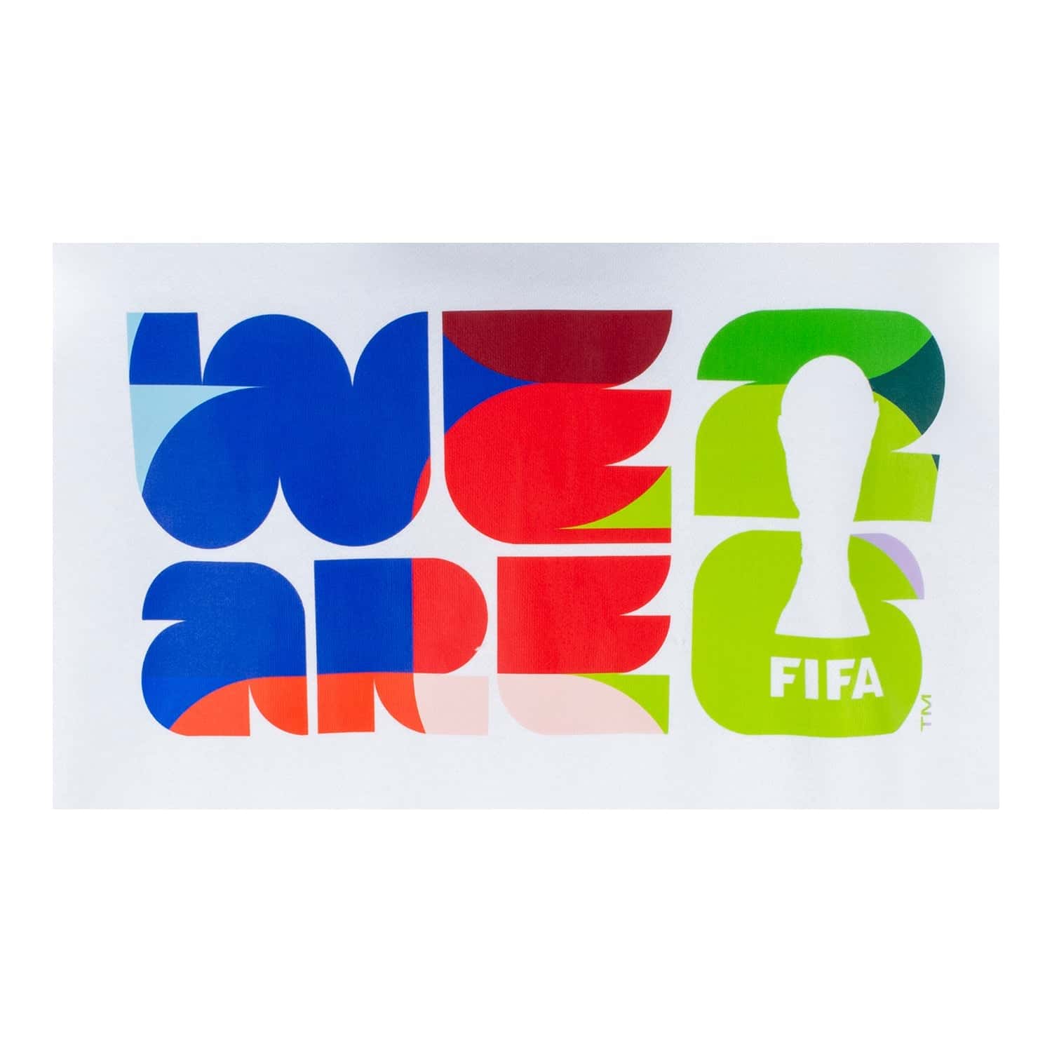 World Cup Pattern White Hoodie