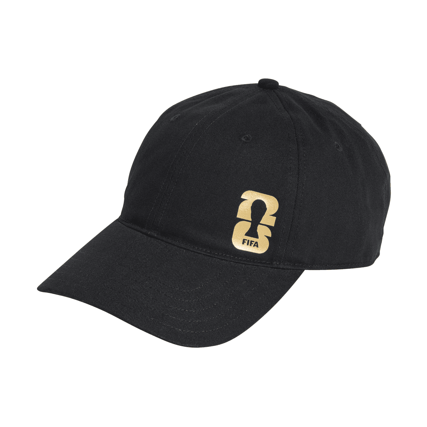 World Cup 2026 Adidas Official Emblem Black Cap