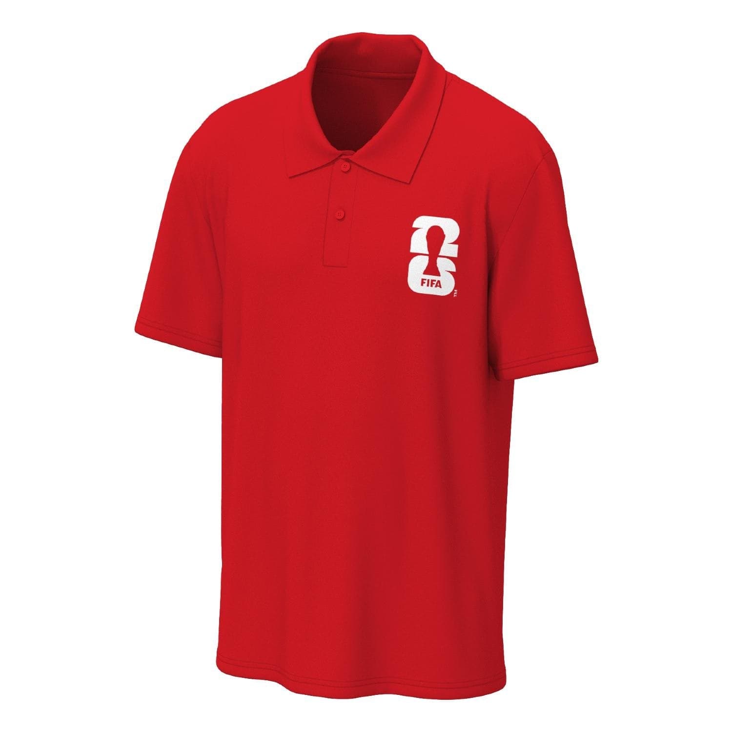 World Cup 2026 Emblem Red Polo